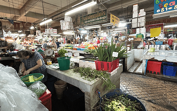 バンコクのホイックワン市場