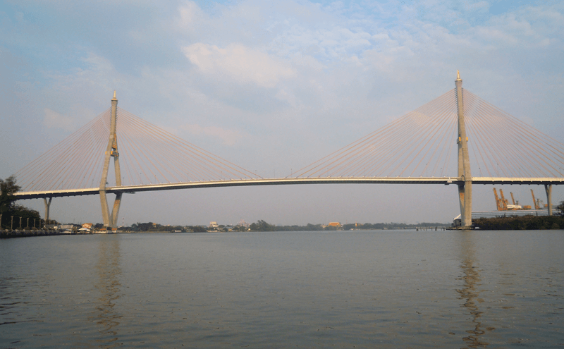 バンコクのプミポン2橋