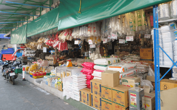 バンコククロントーイ市場