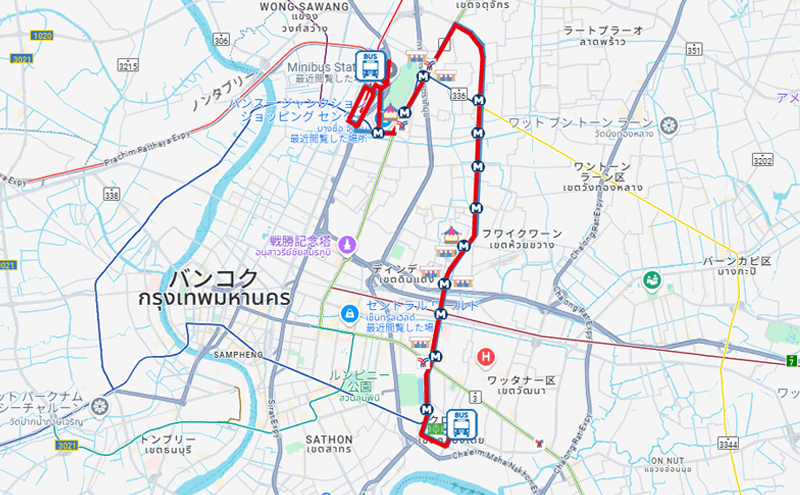 バンコクのバスルート136/3-47