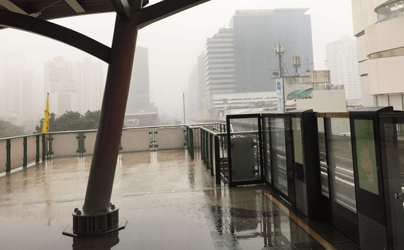 バンコクの雨季