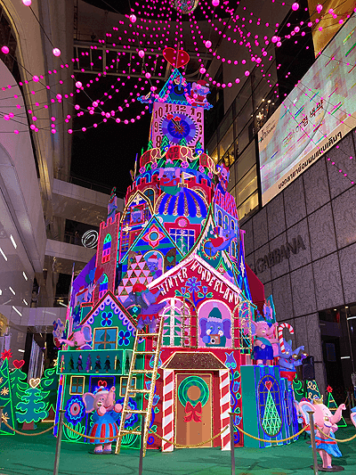 バンコクのエムクォーティエのクリスマス