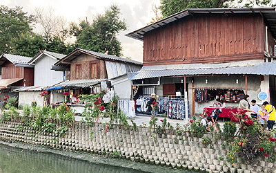 チェンマイのメーカー運河