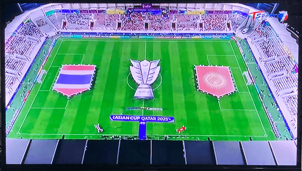 AFCアジアカップ、タイVSキルギス