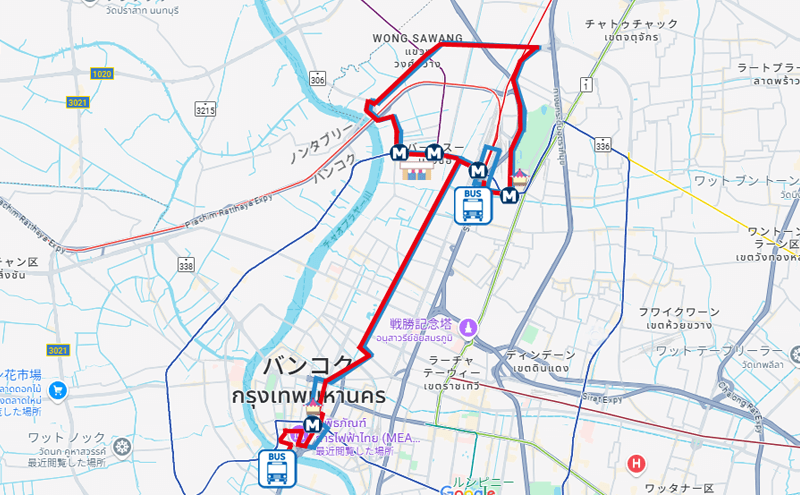 バンコクのバス5番