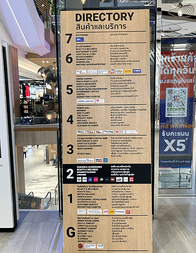 バンコク ザ・モールのライフストア ガームウォンワーン