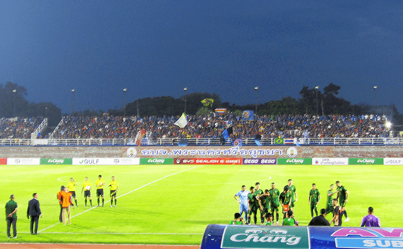 タイT1リーグ、アユタヤVSチェンライ