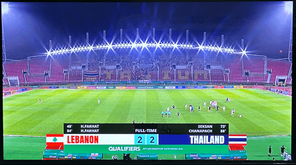 U23アジアカップ2026予選タイVSレバノン