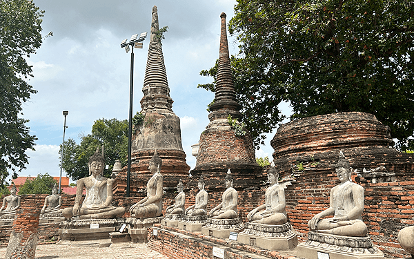 アユタヤのワット・ヤイチャイモンコン