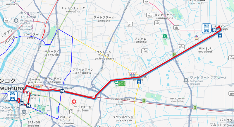 バンコクのバス113/1－44番